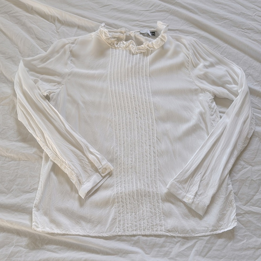 Anine Bing white blouse